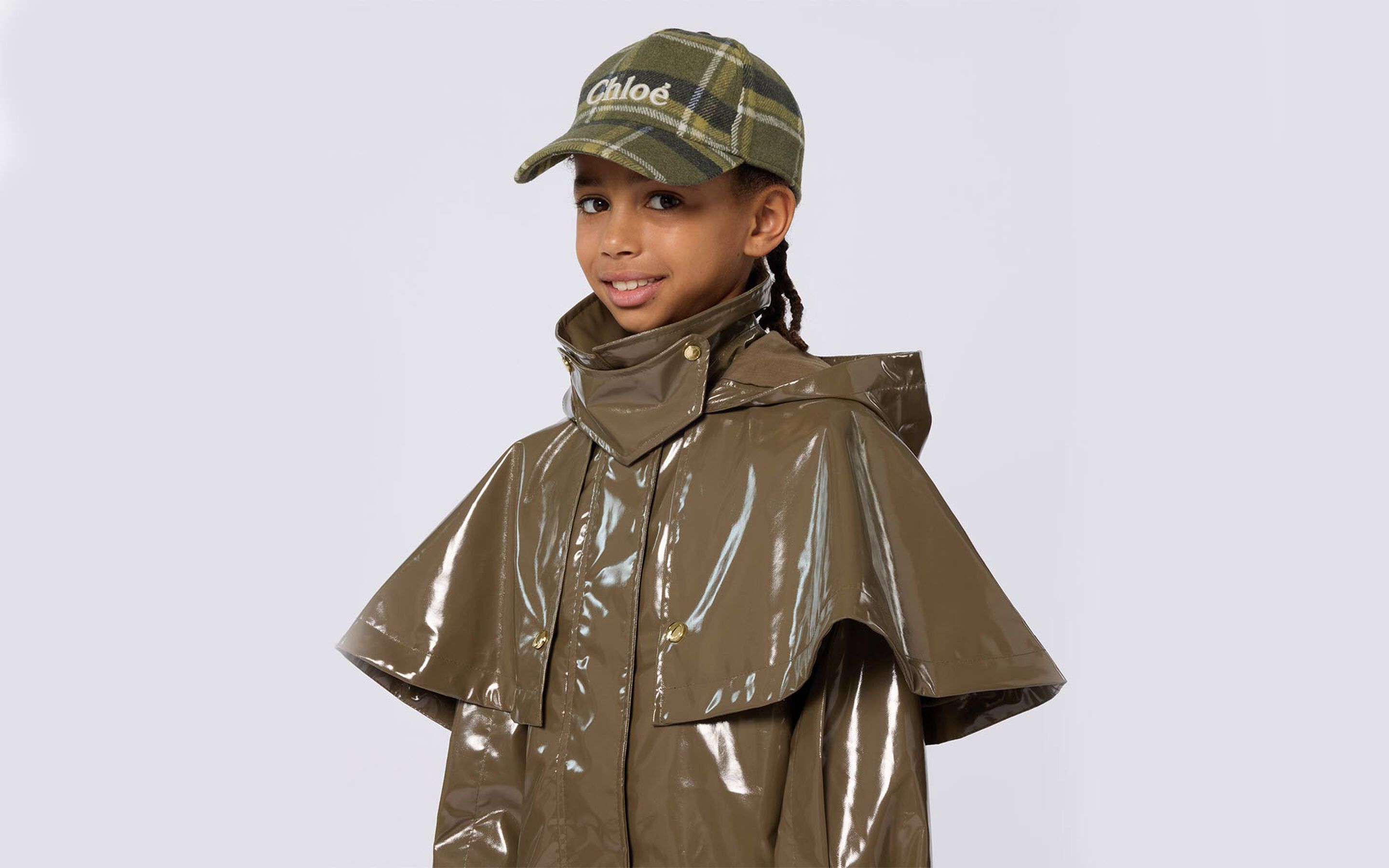 Accessories from luxury brands on Kids around