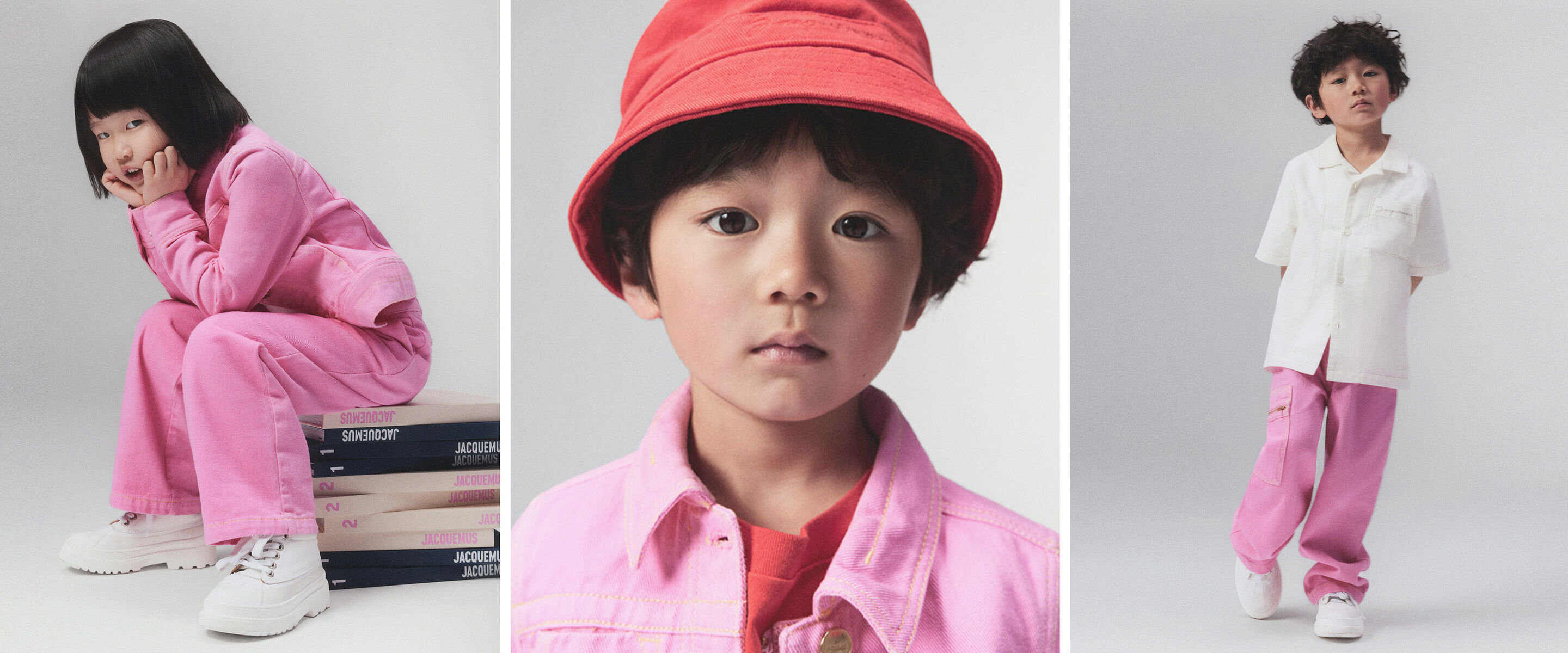 Jacquemus luxury brand for children on kids around