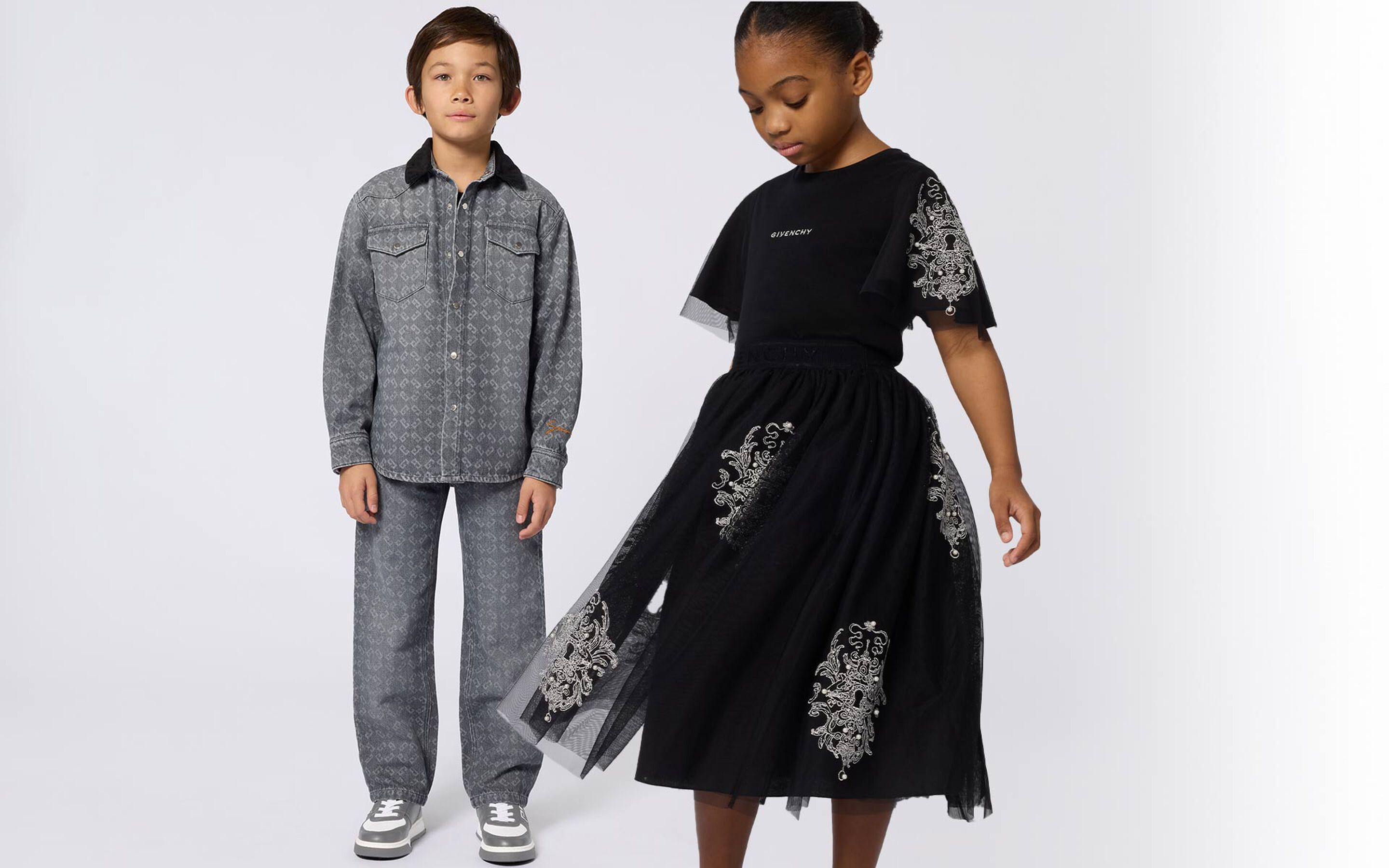 Children's clothing and accessories from the luxury brand Givenchy on Kids around