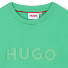 Short-sleeved cotton T-shirt HUGO 
                    BOY