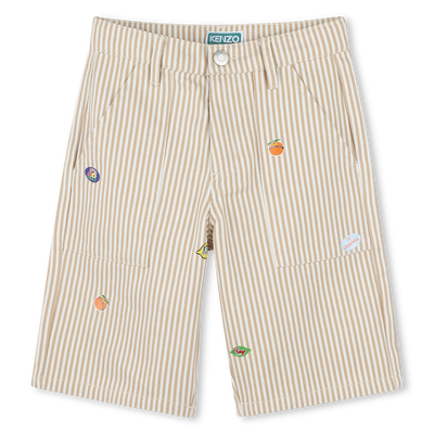 Striped Bermuda shorts KENZO KIDS BOY