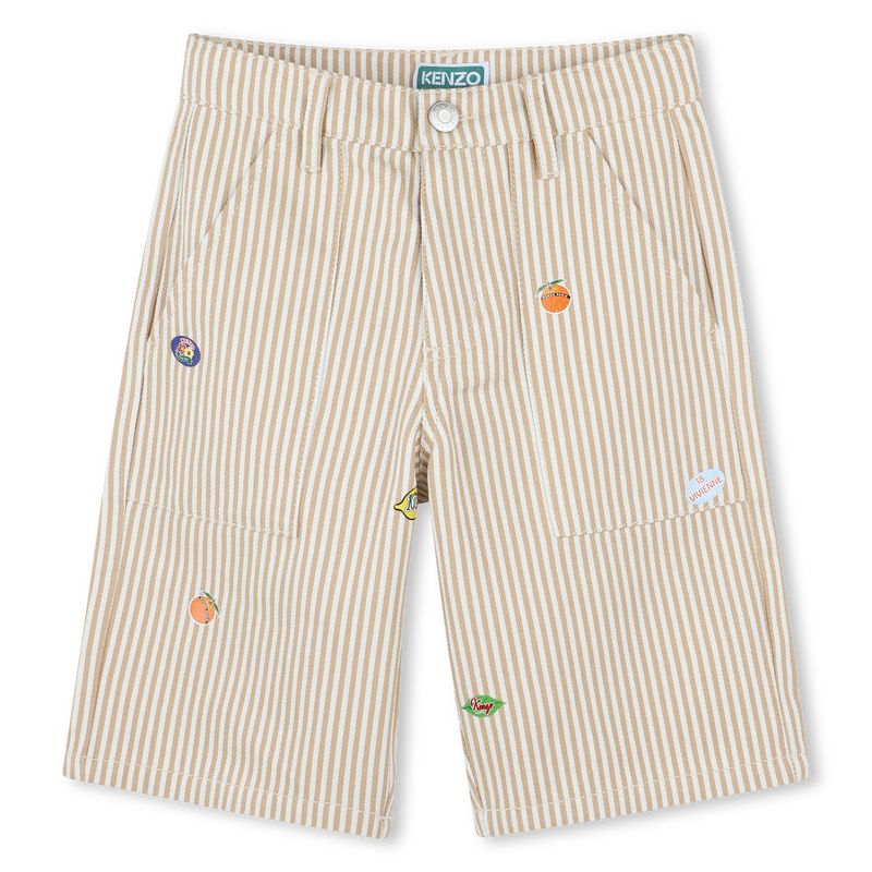 Striped Bermuda shorts KENZO KIDS 
                        BOY