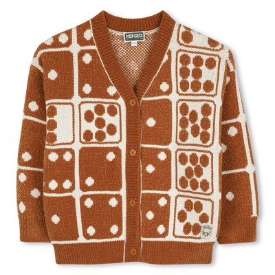 Knitted cardigan KENZO KIDS GIRL