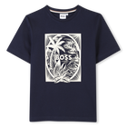 Short-sleeved cotton T-shirt BOSS 
                    BOY
