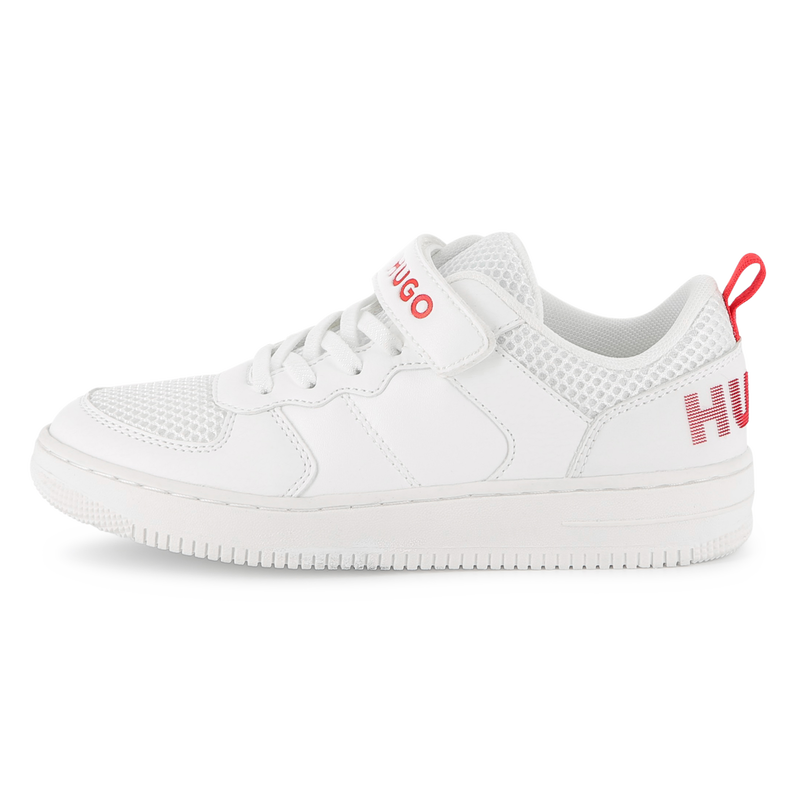 Lace-up hook-and-loop trainers HUGO 
                        BOY