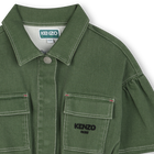 Cotton safari dress KENZO KIDS 
                    GIRL