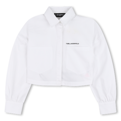 LONG-SLEEVED SHIRT KARL LAGERFELD KIDS GIRL