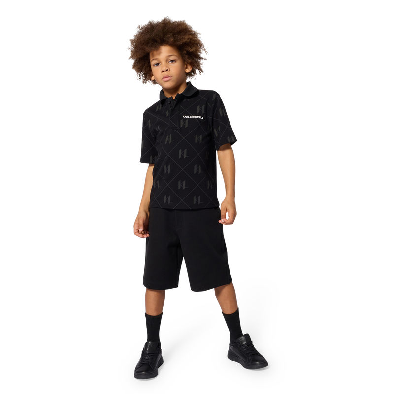 Short sleeve polo KARL LAGERFELD KIDS 
                        BOY