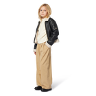 Wide leg twill trousers MICHAEL KORS 
                    GIRL