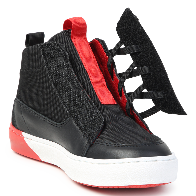 Hook-and-loop lace-up trainers BOSS 
                        BOY