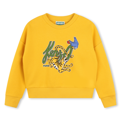 Fleece sweatshirt KENZO KIDS GIRL