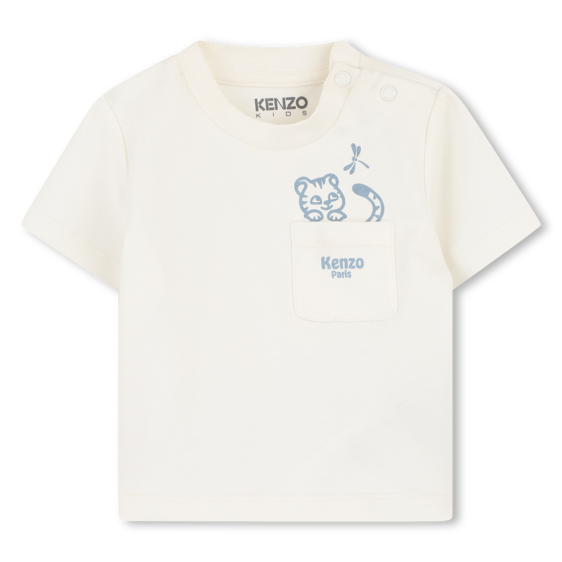 T-SHIRT AND OVERALLS SET KENZO KIDS 
                        BOY
