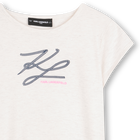 Short sleeve dress KARL LAGERFELD KIDS 
                    GIRL