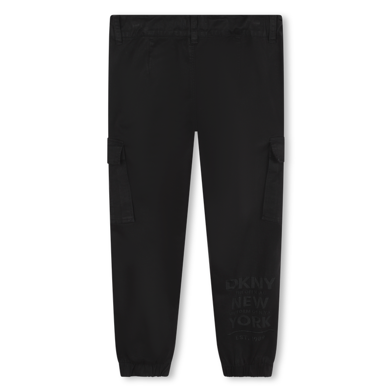 Cotton multi-pocket trousers DKNY 
                        BOY