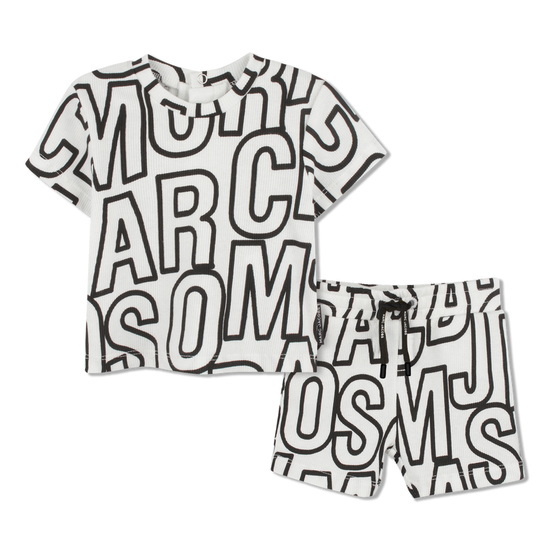 Ribbed T-shirt and shorts MARC JACOBS 
                        UNISEX