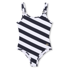 Striped 1-piece bathing suit MICHAEL KORS 
                    GIRL