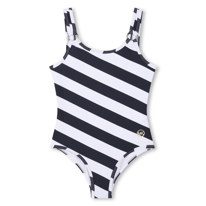 Striped 1-piece bathing suit MICHAEL KORS 
                        GIRL