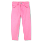 Twill trousers with hearts BILLIEBLUSH 
                    GIRL