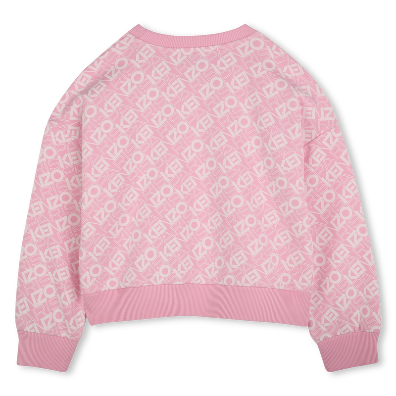 Cotton fleece sweatshirt KENZO KIDS 
                        GIRL