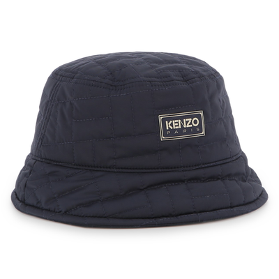 Polyester bucket hat with quilting KENZO KIDS UNISEX
