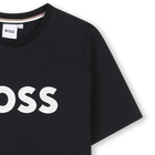 Embroidered cotton T-shirt BOSS 
                    BOY