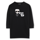 LONG SLEEVED DRESS KARL LAGERFELD KIDS 
                    GIRL