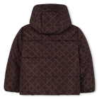 Reversible hooded puffer jacket MICHAEL KORS 
                    GIRL