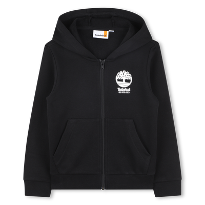 Fleece hooded cardigan TIMBERLAND BOY