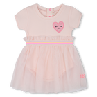 2-in-1 dress with heart patch BILLIEBLUSH 
                    GIRL