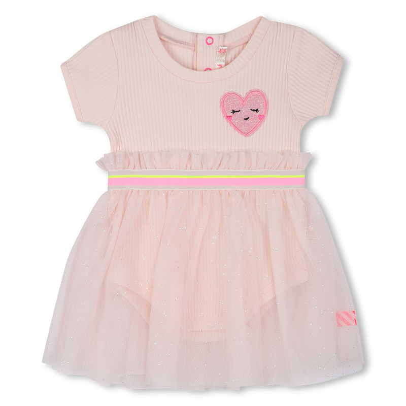 2-in-1 dress with heart patch BILLIEBLUSH 
                        GIRL