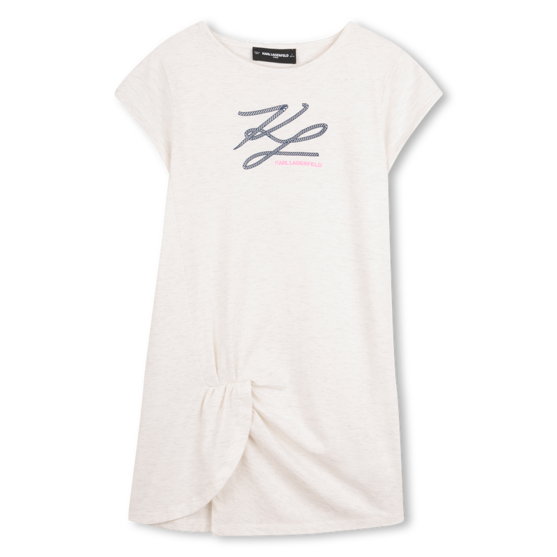 SHORT SLEEVE DRESS KARL LAGERFELD KIDS 
                        GIRL