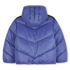Polyamide hooded down jacket KARL LAGERFELD KIDS 
                    BOY