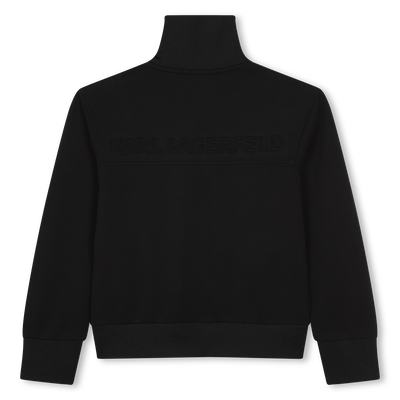 Zip-up jogging cardigan KARL LAGERFELD KIDS BOY