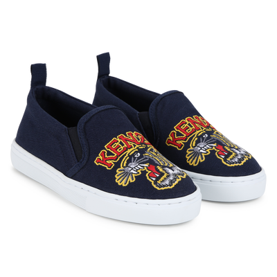 Shoes with embroidered Tiger KENZO KIDS UNISEX