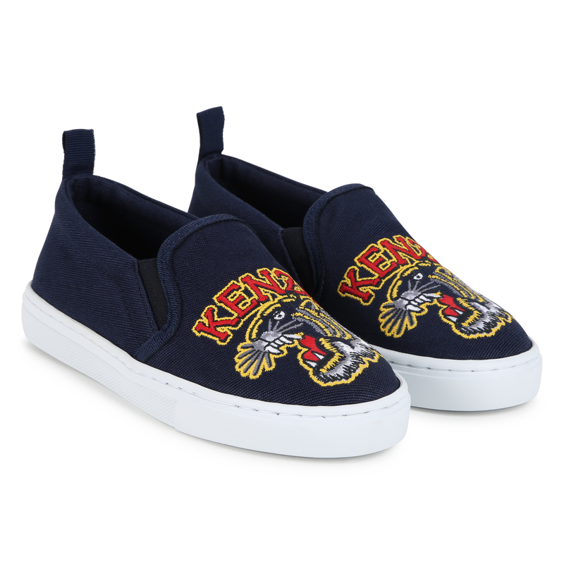 Shoes with embroidered Tiger KENZO KIDS 
                        UNISEX