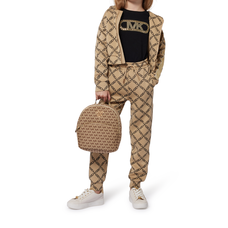 Zip-up hooded cardigan MICHAEL KORS 
                        GIRL