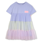Bi-material dress BILLIEBLUSH 
                    GIRL