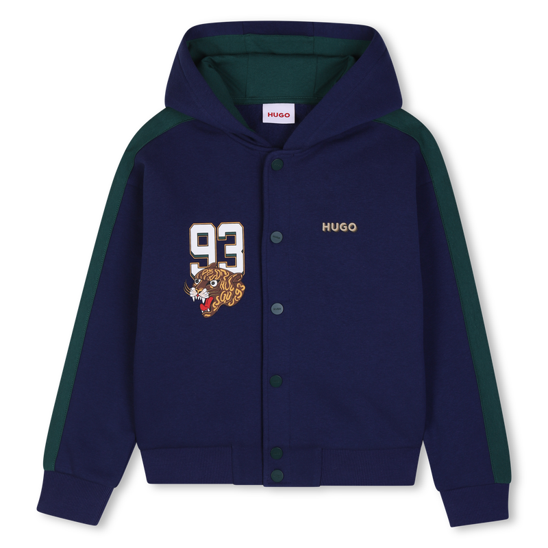 FLEECE CARDIGAN HUGO 
                        BOY
