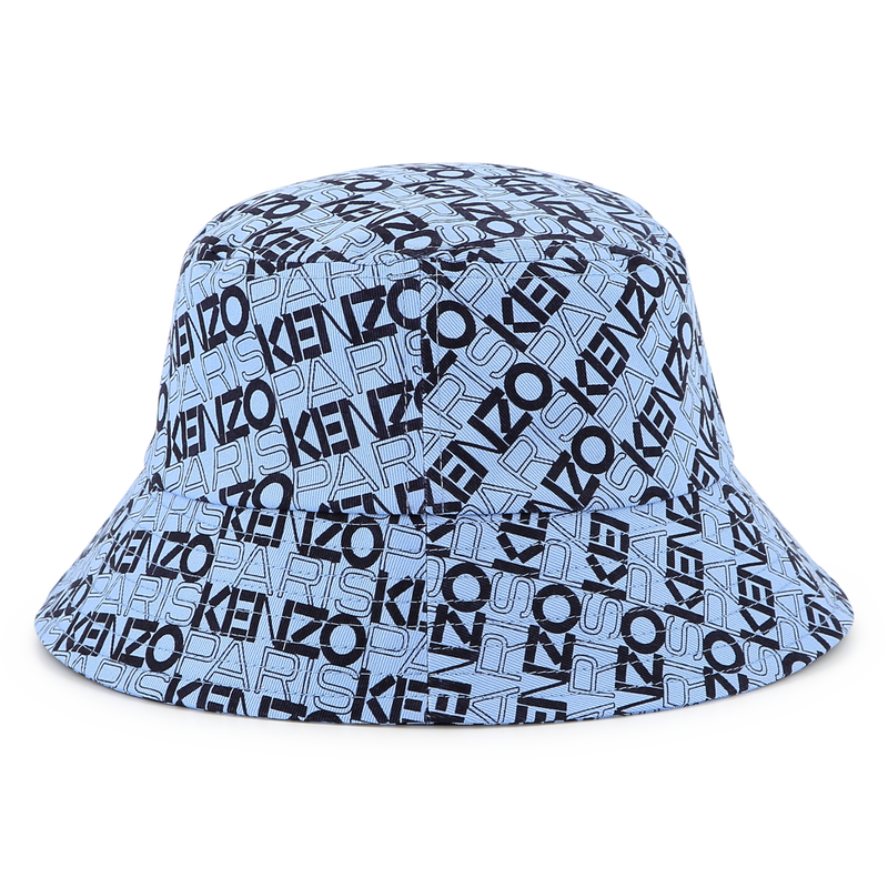 Printed cotton bucket hat KENZO KIDS 
                        UNISEX