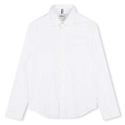 Plain cotton shirt BOSS BOY