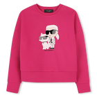 Sweatshirt with print KARL LAGERFELD KIDS 
                    GIRL