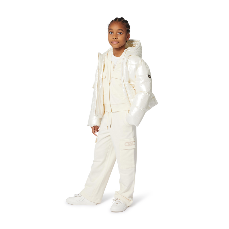 Hooded down jacket MICHAEL KORS 
                        GIRL