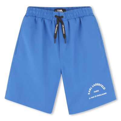 Swim shorts with pockets KARL LAGERFELD KIDS BOY
