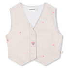 Printed sleeveless jacket BILLIEBLUSH 
                    GIRL