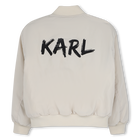 Canvas bomber KARL LAGERFELD KIDS 
                    BOY