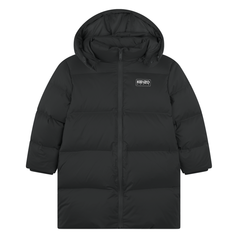 Hooded water-repellent jacket KENZO KIDS 
                        UNISEX