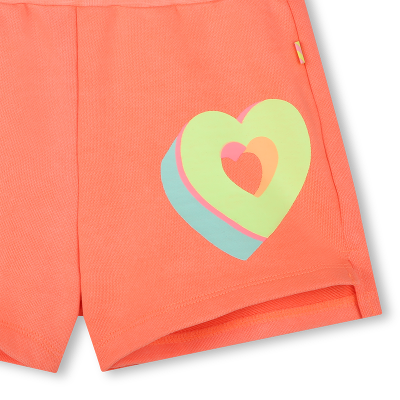 Fleece shorts with hearts BILLIEBLUSH 
                        GIRL