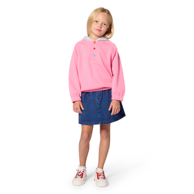 Denim skirt KENZO KIDS GIRL