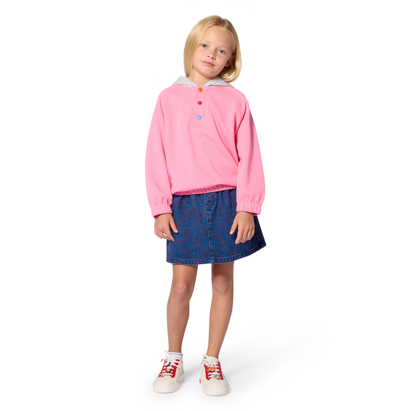 Denim skirt KENZO KIDS 
                        GIRL