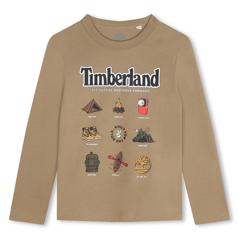 T-shirt with print on front TIMBERLAND 
                        BOY